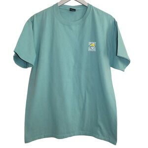 Vintage Salty Dog Cafe T-Shirt Men's L Green Hilton Head Island SC Hanes Beefy